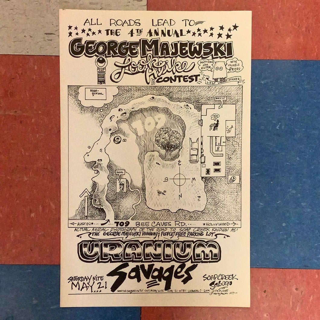 Uranium Savages at Soap Creek Saloon - 1977 (Poster)