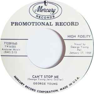 Johnny Copeland - Rock And Roll Lily / George Young - Can't Stop Me (RE, 7"45)