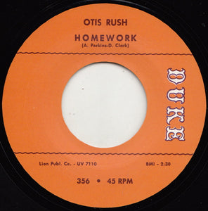 Otis Rush - Homework / I Have To Laugh (7", 45, RE)