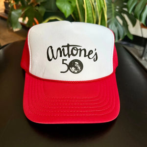 Antone's 50th Red Trucker Hat