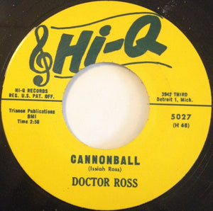 Doctor Ross - Numbers Blues / Cannonball (RE, 7" 45)