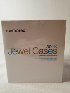 Memorex Slim Jewel Cases - 30 Pack