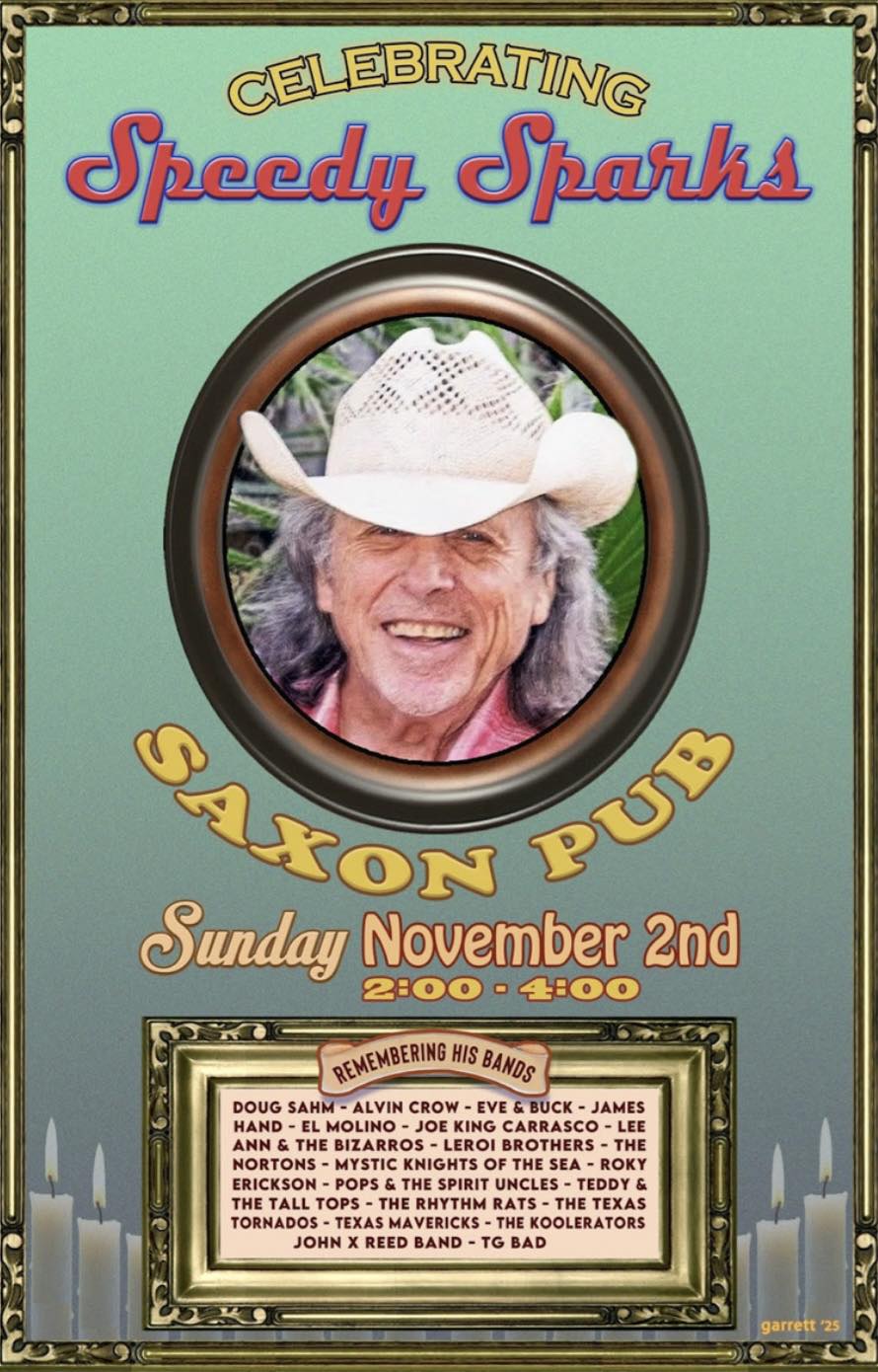 Celebrating Speedy Sparks Poster