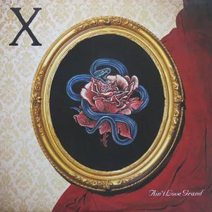 X  - Ain't Love Grand (LP, Album, RE, Red + 7", RE + RSD, Ltd)