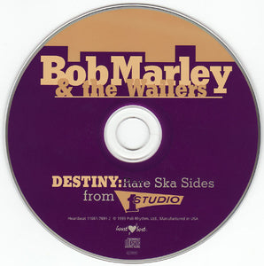 Bob Marley & The Wailers : Destiny: Rare Ska Sides From Studio One (CD, Comp)