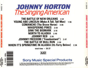 Johnny Horton : The Singing American (CD, Comp)