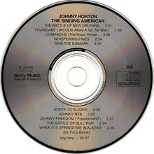 Load image into Gallery viewer, Johnny Horton : The Singing American (CD, Comp)
