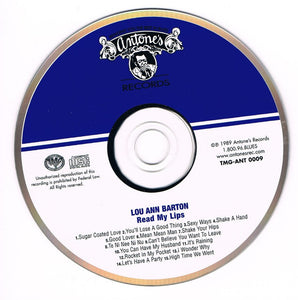 Lou Ann Barton : Read My Lips (CD, RE)