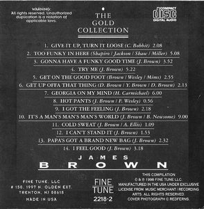 James Brown : James Brown! The Gold Collection (CD, Comp, Gol)