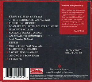 Ray Price : Beauty Is... The Final Sessions (CD, Album)