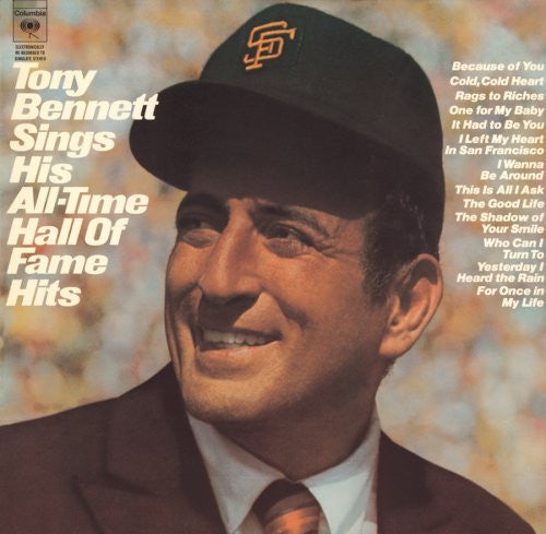 Tony Bennett : Sings His All-Time Hall Of Fame Hits (CD, Comp, Mono, RE, RM)