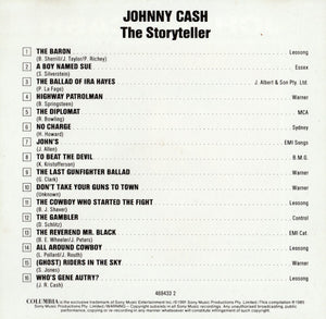 Johnny Cash : The Storyteller (CD, Comp)