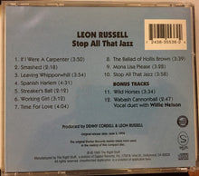 Load image into Gallery viewer, Leon Russell : Stop All That Jazz (CD, Album, RE)
