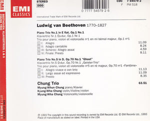 Chung Trio : Beethoven: Klaviertrios 1 & 5 (CD, Album)