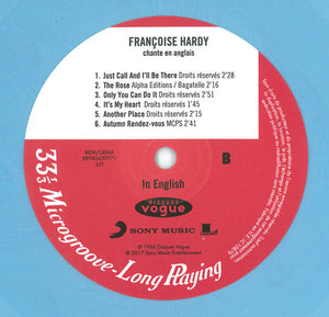 Françoise Hardy : In English (LP, Album, Ltd, RE, Blu)