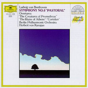 Ludwig van Beethoven : Berlin Philharmonic Orchestra*, Herbert von Karajan : Symphony No. 6 "Pastoral", Overtures: "The Creatures Of Prometheus", "The Ruins Of Athens", "Coriolan" (CD, Comp, RM)