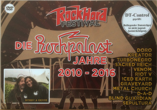 Various : Rock Hard Festival (Die Rockpalast-Jahre 2010 - 2016) (DVD-V, Comp)