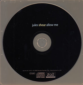 Jules Shear : Allow Me (CD, Album)