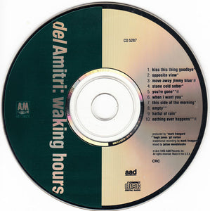 Del Amitri : Waking Hours (CD, Album, Club, CRC)