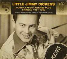 Load image into Gallery viewer, Little Jimmy Dickens : Four Classic Albums Plus Singles 1954-1962 (4xCD, Comp, Dlx, RM)
