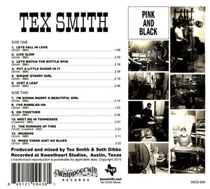 Tex Smith : Pink And Black  (CD, Album)