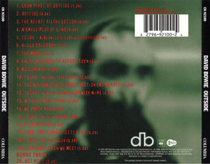 David Bowie : 1. Outside (The Nathan Adler Diaries: A Hyper Cycle) (CD, Album, RE, RM)