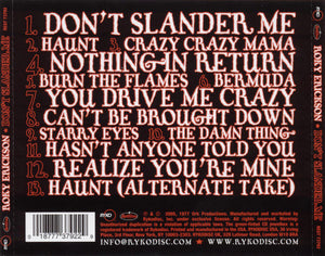 Roky Erickson : Don't Slander Me (CD, Album)