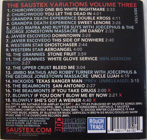 Various : The Saustex Variations Volume Three (CD, Comp)