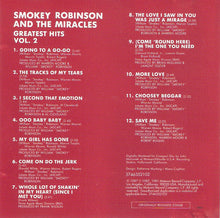 Load image into Gallery viewer, Smokey Robinson &amp; The Miracles* : Greatest Hits Vol. 2 (CD, Comp, RE)
