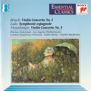 Bruch* / Lalo* / Vieuxtemps* - Pinchas Zukerman · Los Angeles Philharmonic* · London Symphony Orchestra* · Zubin Mehta · Charles Mackerras* : Violin Concerto No. 1 / Symphonie Espagnole / Violin Concerto No. 5 (CD, Album, Comp, RE, RM)