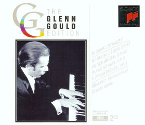 Glenn Gould, Richard Strauss, Elisabeth Schwarzkopf, Claude Rains : Ophelia-Lieder, Op. 67; Enoch Arden, Op. 38; Piano Sonata, Op. 5; 5 Piano Pieces, Op. 3 (2xCD, Comp, RM)