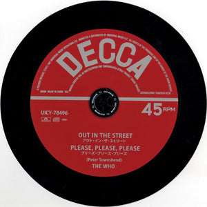 ザ・フー* = The Who : アウト・イン・ザ・ストリート/プリーズ・プリーズ・プリーズ = Out In The Street / Please Please Please (CD, Single, Mono, Ltd, RE, RM, Rep)