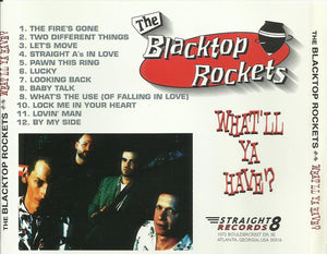 The Blacktop Rockets : What'll Ya Have? (CD, Album)