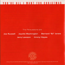 Load image into Gallery viewer, The Persuasions : You&#39;re All I Want For Christmas (CD, Album)
