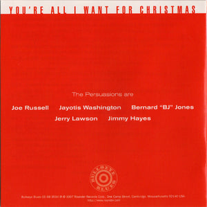 The Persuasions : You're All I Want For Christmas (CD, Album)