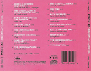 Peggy Lee : Christmas Carousel (CD, Album, RE, RM)