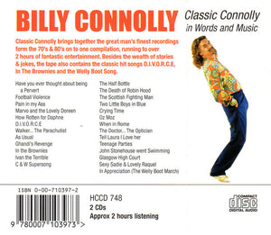 Billy Connolly : Classic Connolly In Words And Music (2xCD, Comp)