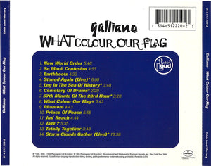 Galliano : What Colour Our Flag (CD, Comp)