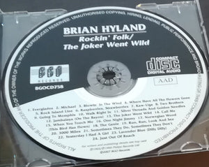 Brian Hyland : Rockin' Folk / the Joker Went Wild (CD, Comp, RM)