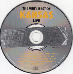 Kansas (2) : Setlist: The Very Best of Kansas Live (CD, Comp, Eco)