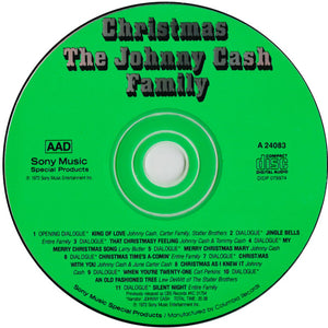 The Johnny Cash Family : Christmas (CD, Album, RE)