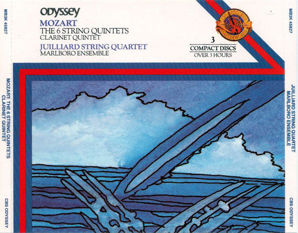 Mozart*, Juilliard String Quartet, Marlboro Ensemble* : The 6 String Quintets - Clarinet Quintet (3xCD, Comp)