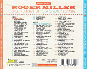 Roger Miller : Singer / Songwriter - The Early Years 1957-1962 (2xCD, Comp, Mono)