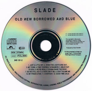 Slade : Old New Borrowed And Blue (CD, Album, RM)