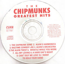 Load image into Gallery viewer, The Chipmunks : Greatest Hits (CD, Comp)
