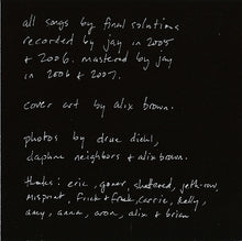 Load image into Gallery viewer, Final Solutions : Songs By Solutions (CD, Album)
