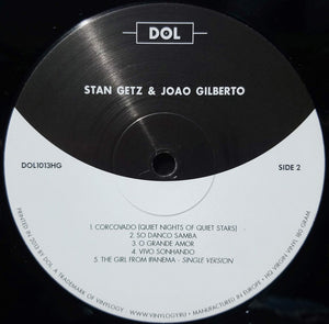 Stan Getz / Joao Gilberto* Featuring Antonio Carlos Jobim : Getz / Gilberto (LP, Album, RE, 180)