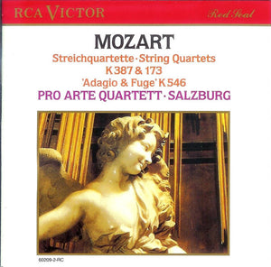 Wolfgang Amadeus Mozart, Pro-Arte-Quartett : Streichquartette K 387, 173, 546 (CD, Album)