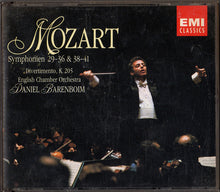 Load image into Gallery viewer, Daniel Barenboim, English Chamber Orchestra : Mozart Symphonien 29-36 &amp; 38-41; Divertimento, K.205 (4xCD, Comp, RM)
