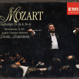 Daniel Barenboim, English Chamber Orchestra : Mozart Symphonien 29-36 & 38-41; Divertimento, K.205 (4xCD, Comp, RM)